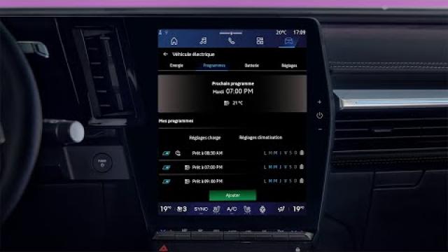 la programmation de charge et de confort avec votre véhicule électrique