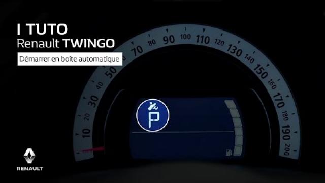 Renault TWINGO | Démarrer en boite automatique | Renault