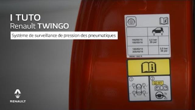 Renault TWINGO | Système de surveillance de pression des pneumatiques | Renault