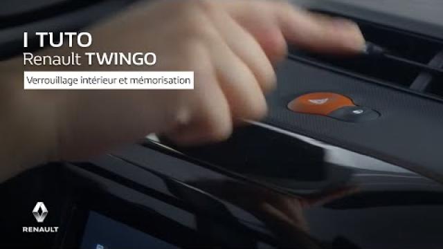 Renault TWINGO | Verrouillage intérieur et mémorisation | Renault
