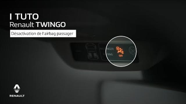 Renault TWINGO | Désactivation de l'airbag passager | Renault