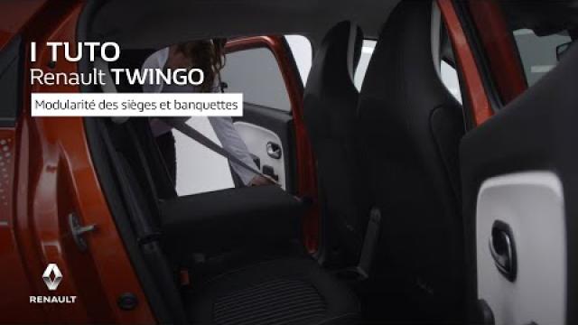 Renault TWINGO | Modularité des sièges et banquettes | Renault