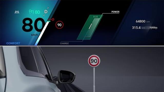 l'alerte de survitesse avec reconnaissance des panneaux de signalisation