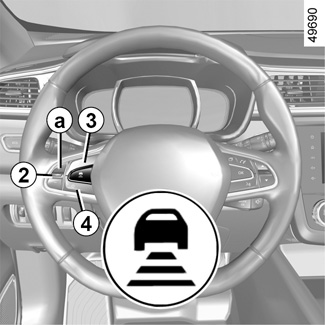 E-GUIDE.RENAULT.COM / Kadjar / Laissez vous aider par les technologies de  votre véhicule / RÉGULATEUR-LIMITEUR DE VITESSE : fonction régulateur