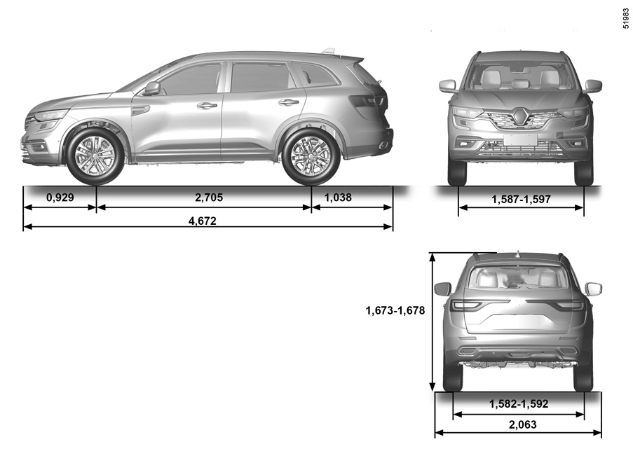 Размер 2019. Габариты Рено Колеос 2013. Габариты Рено Колеос 2019. Габариты Рено Колеос 2012. Рено KOLEOS габариты.