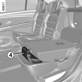 Housses de sièges avant, mise en tablette du siège, appuie tête inclinable  - Renault