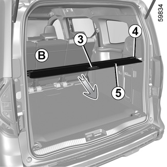 Cache-bagages pour véhicule de société - Renault